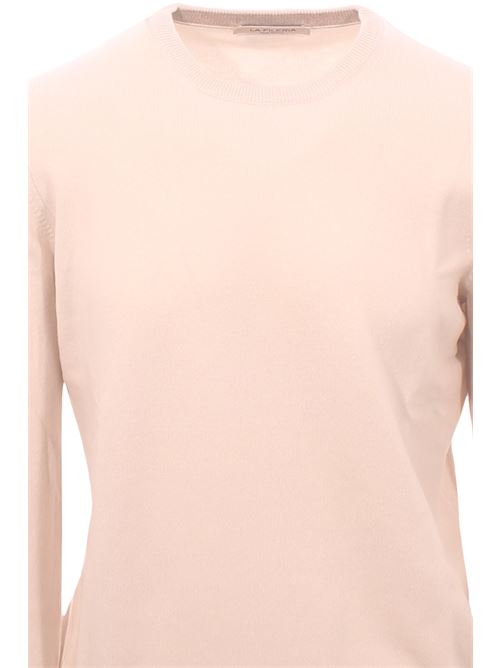 wool and cashmere crew neck LA FILERIA | 5516719690113